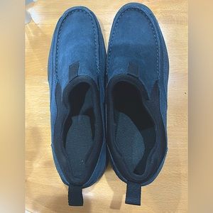 Land’s End Navy Leather upper shoes for men
